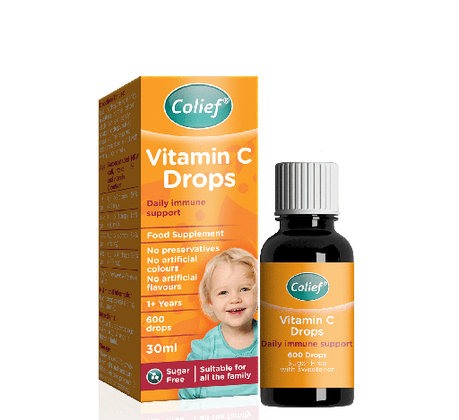 COLIEF Vitamin C (600 Drops) 1+ *30ml