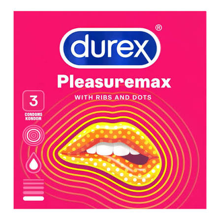 durex Pleasure MAX *3 Condoms (new)