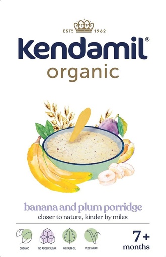 KENDAMIL - ORGANIC BANANA AND PLUM PORRIDGE 7+