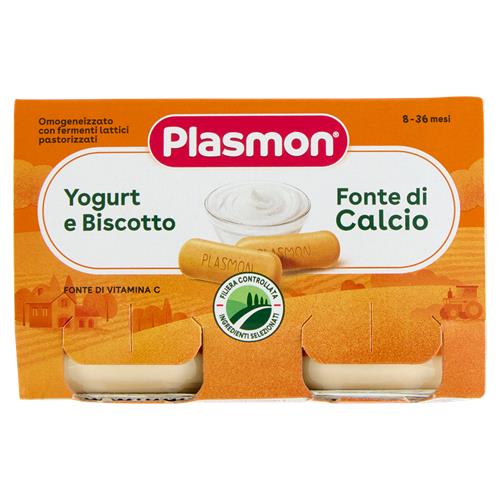 PLASMON Yogurt e Biscotto *2 cop