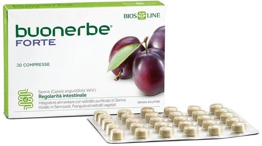 BUONERBE FORTE *30 Tablets (Cicoria/ Senna/ Prugna)
