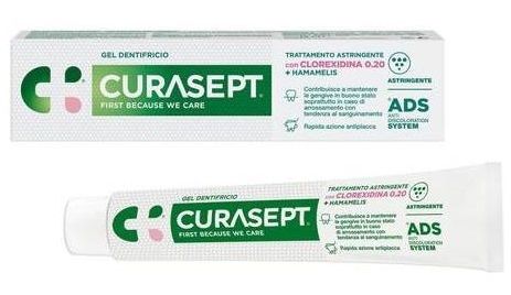 CURASEPT Astringent PRO - Dentifricio (CHX 0.2% + HAMAMELIS) *75 ml