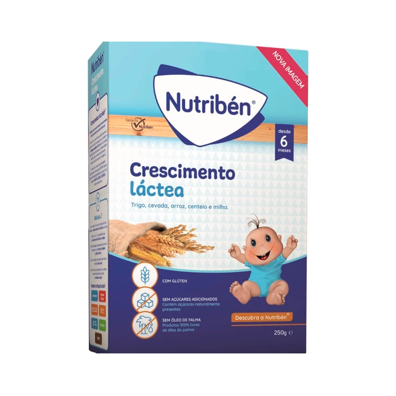 NUTRIBEN CRESCIMENTO (Oriz/ Miser/ Drithra) LACTEA 6M+ 250gr