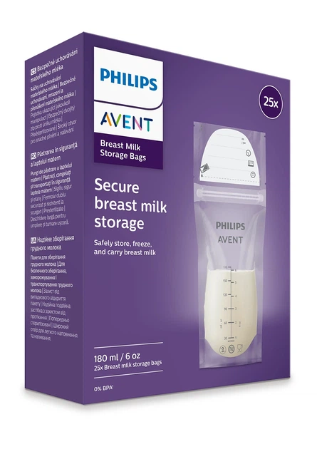AVENT Breast Milk Storage Bags (Qese per Qumesht) *25 pcs (SCF603/25)
