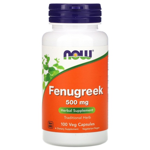 NOW Fenugreek 500 mg *100 Veg Caps