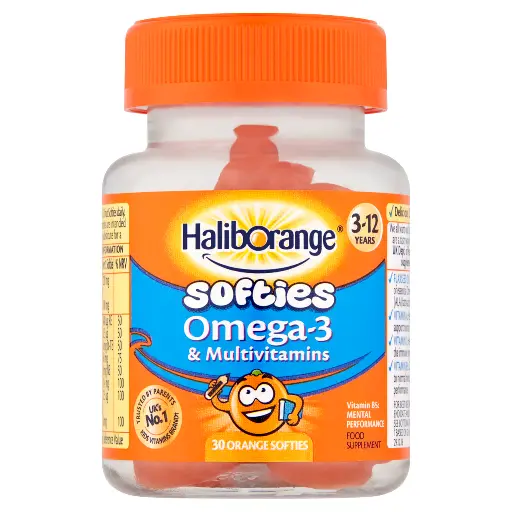 HALIBORANGE - Softies Omega 3 & Multivitamins - 30 Gummies