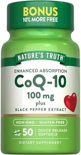 Natures Truth - CoQ10 + Black Pepper *50 Capsules