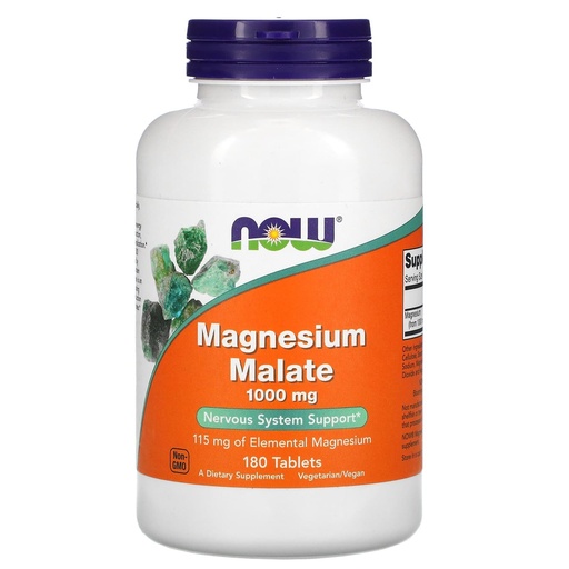 NOW Magnesium Malate 1000 mg *180 Tablets