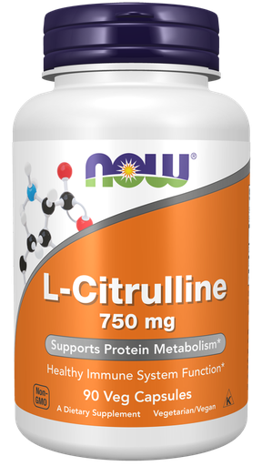 NOW - L Citrulline 750 mg *90 Capsules