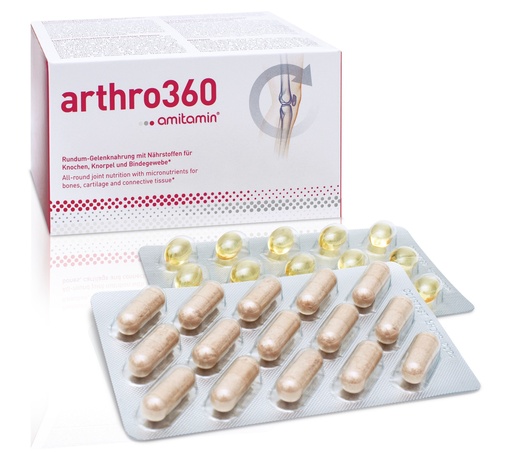 amitamin ARTHRO 360 - (Glucosamin/ Chondroitin/ MSM/ Omega 3) *120 Capsules