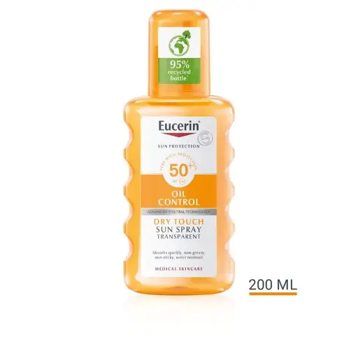 EUCERIN SUN Transparent Dry Spray (SPF50+) *200ml