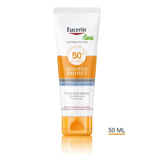 EUCERIN SUN Sensitive Protect Face Cream (SPF50+) *50ml