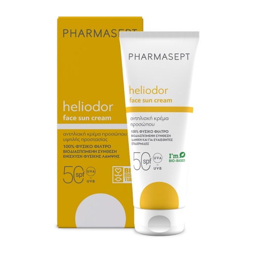 HELIODOR Face Sun Cream (SPF50+) *50ml (Pharmasept)