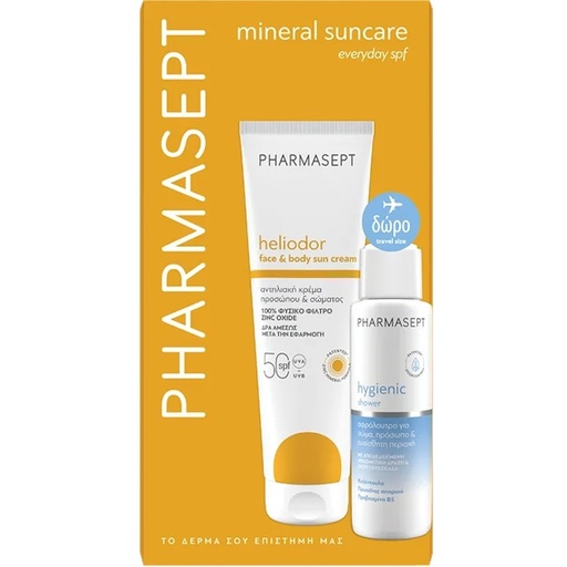 HELIODOR Face & Body Sun Cream (SPF50+) *SET 2 (+Shower Gel)