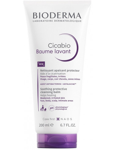 BIODERMA Cicabio Baume Lavant - (Helps Healing After Surgery) *200ml