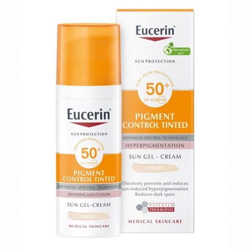 EUCERIN SUN Pigment Control TINTED LIGHT Gel (SPF50+) *50ml