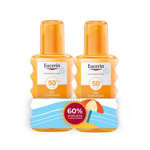 EUCERIN SUN Oil Control TRANSPARENT SPRAY (SPF50+) *200ml *BIPACK*
