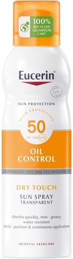 EUCERIN SUN Oil Control MIST SPRAY (SPF50+) *200ml