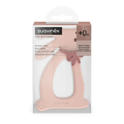 SUAVINEX Selection Bunny Teether PINK