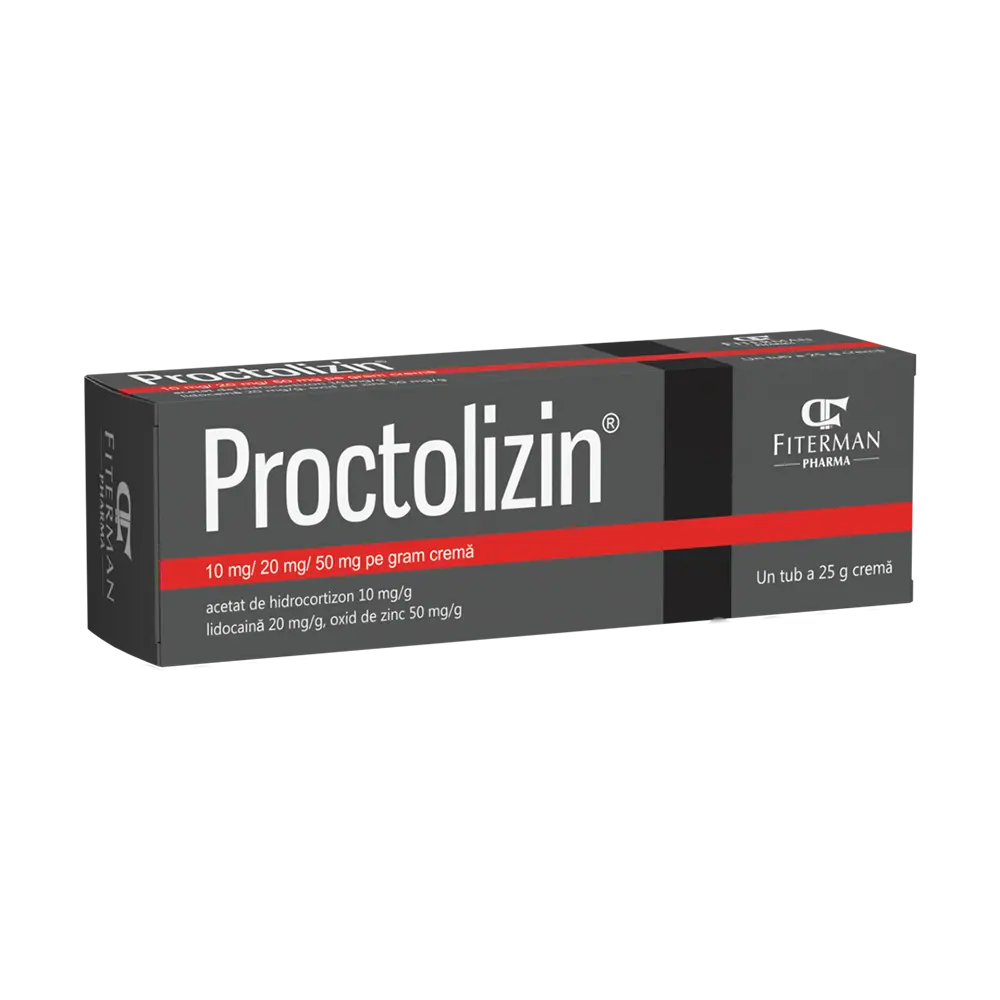 PROCTOLIZIN Cream (Hydrocortizon/ Lidocaine/ Zinc Oxide) *25g