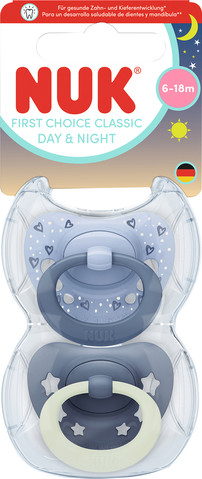NUK Night CUCO 6-18m STARS