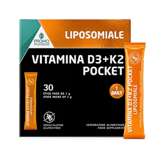 VITAMINA D3+K2 POCKET *30 Sticks (PromoPharma)
