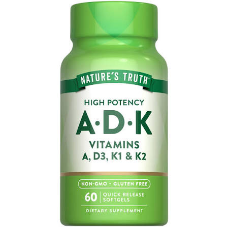 Natures Truth - ADK (Vitamins A,D,K1 & K2) *59ml