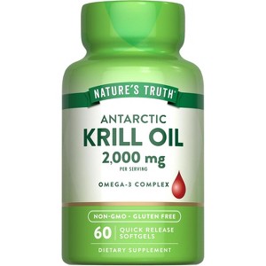 Natures Truth - Antarctic KRILL OIL 2000mg *60 Capsules