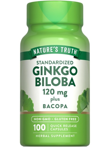 Natures Truth - Ginkgo Biloba 120mg *100 Capsules