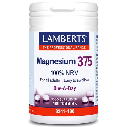 LAMBERTS Magnesium 375mg (Premium) *180 Tablets