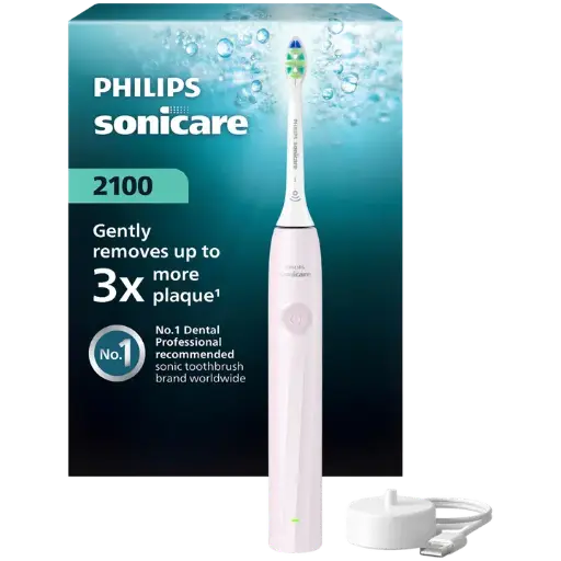 PHILIPS SoniCare 2100 Light PINK Furce Elektrike - (HX4021/03)